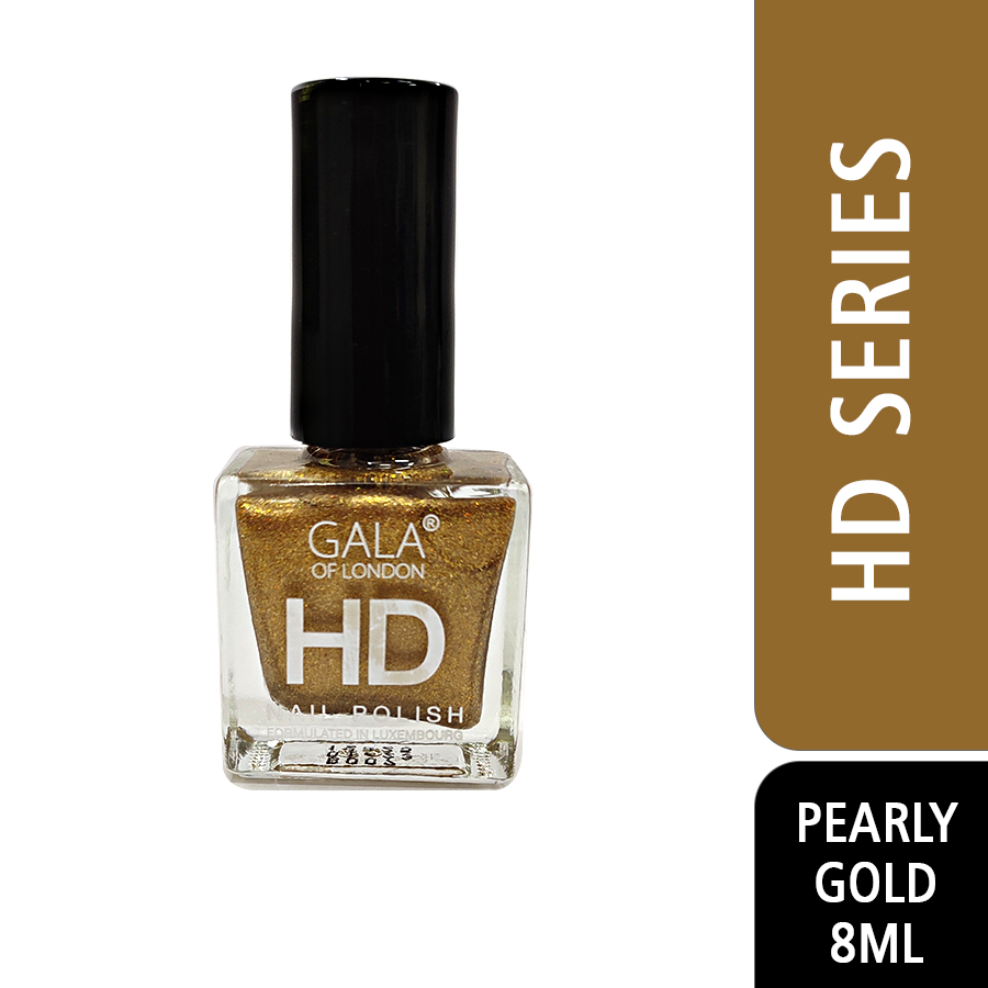 Gala of London HD Nail Polish- Pearly Gold-29