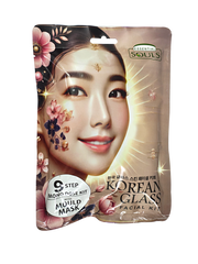 Korean Glass Facial Kit – 9 Step Mono-Dose Skincare Set with Mould Mask – K-Beauty Glow Treatment for Radiant Skin