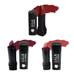 Gala of London Mini Matte Lipstick -Combo of 3(08 Pink Lady, 11 Berry, 06 Bride)