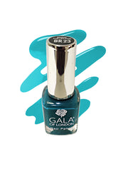 Gala of London Bridal Nail Polish - Coral Blue Glossy BR23