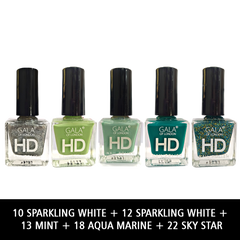Gala of London HD Nail Polish (10+12+13+18+22)