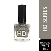 Gala of London HD Nail Polish- Sparkling White - 10