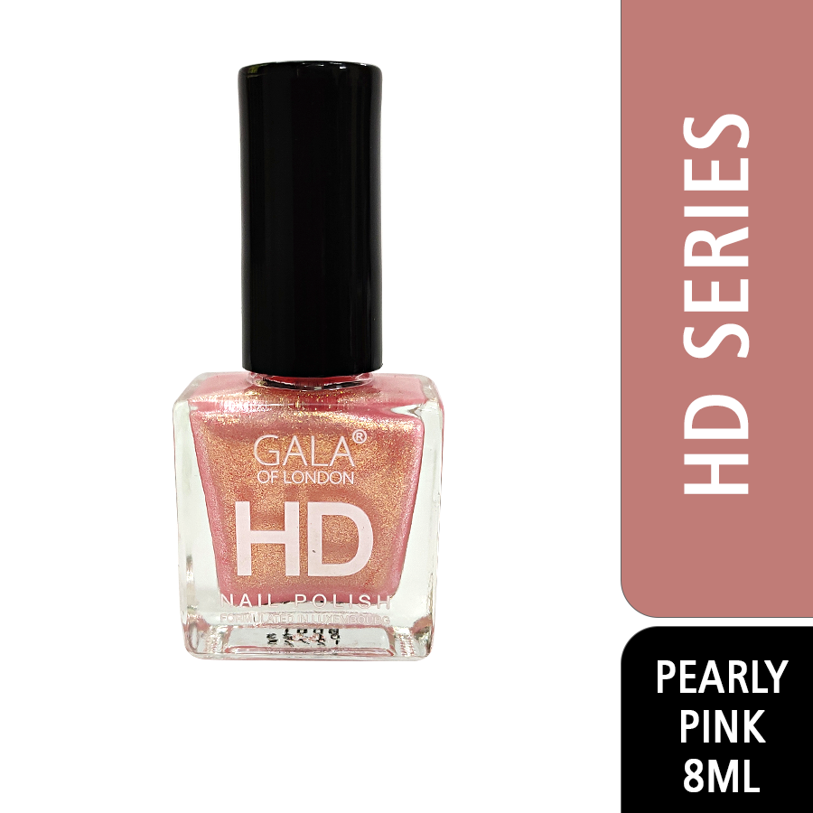 Gala of London HD Nail Polish- Pearly Pink - 25