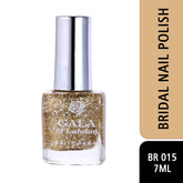 Gala Of London Bridal Nail Polish- Transparent Gold Glossy BR15