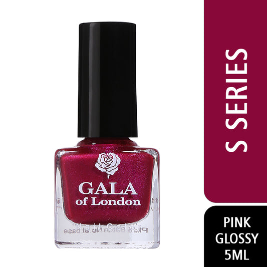 Gala of London S Series Nail Polish - Pink Glossy S35