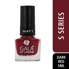 Gala of London S Series Nail Polish - Dark Red - S50