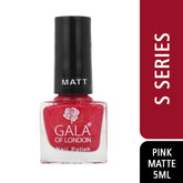 Gala of London S Series Nail Polish - Pink Matte S51