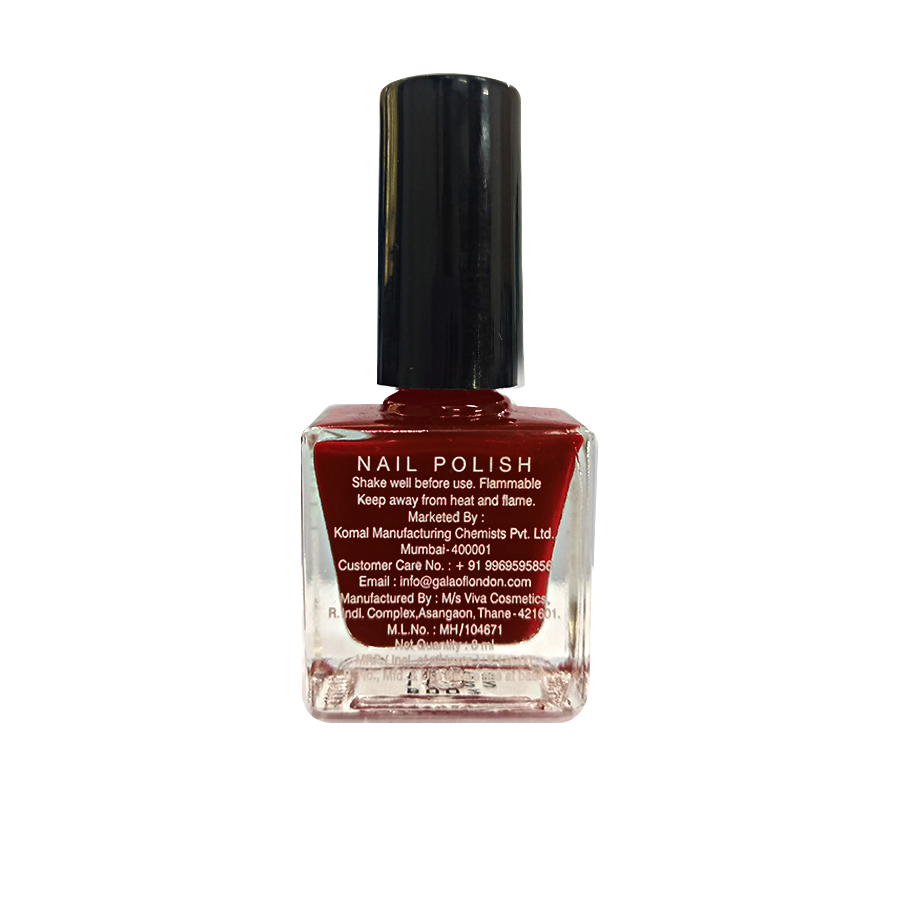 Gala of London HD Nail Polish- Maroon -19