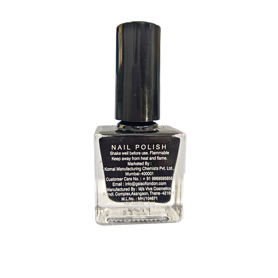 Gala of London HD Nail Polish- Black Rose -21