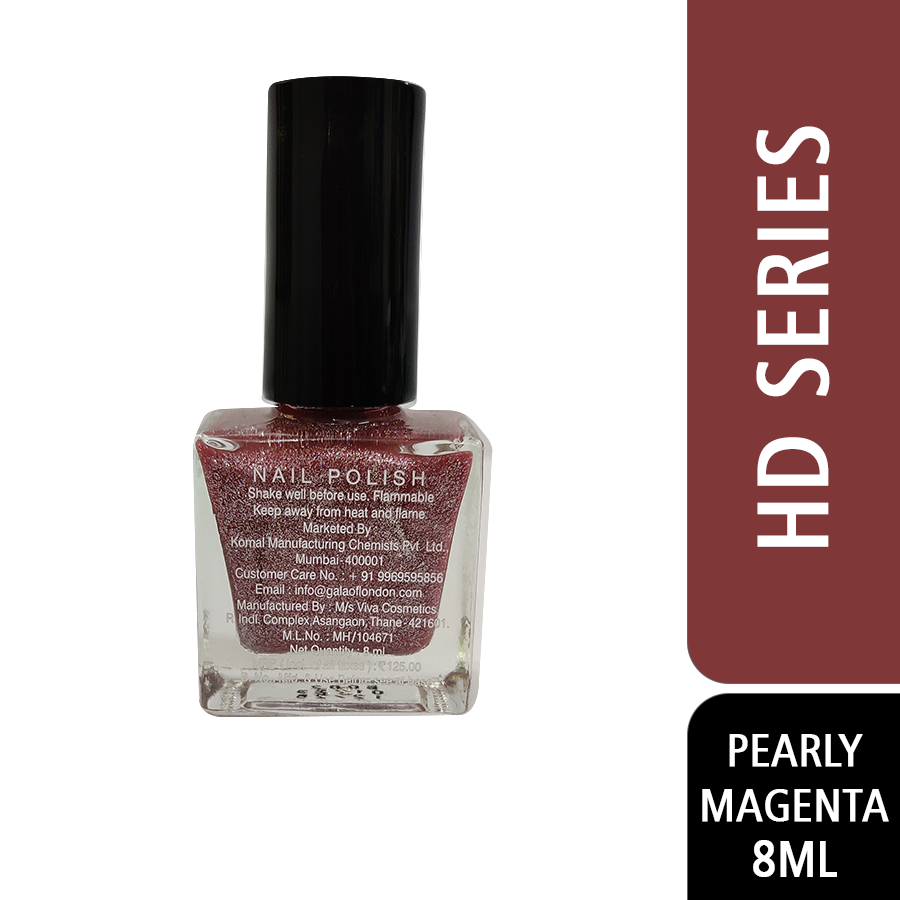 Gala of London HD Nail Polish- Pearly Magenta -26