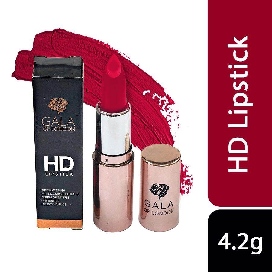 Gala of London HD Lipstick - E13 Red Spark