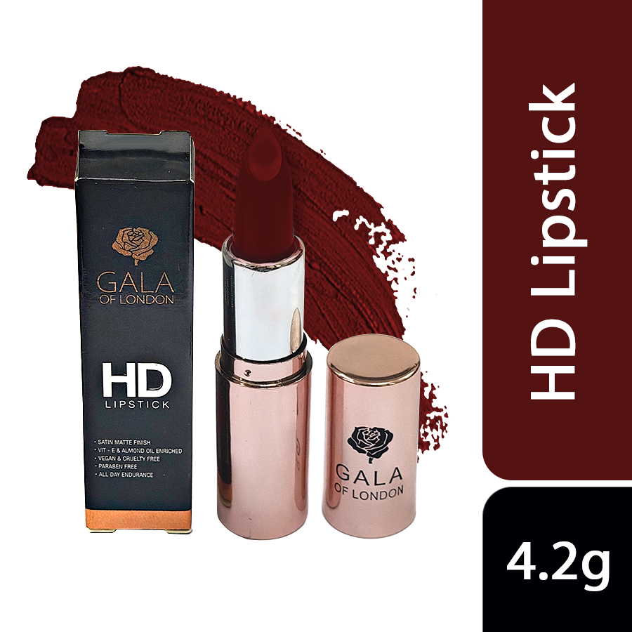 Gala of London HD Lipstick	- E33 Choco Brown