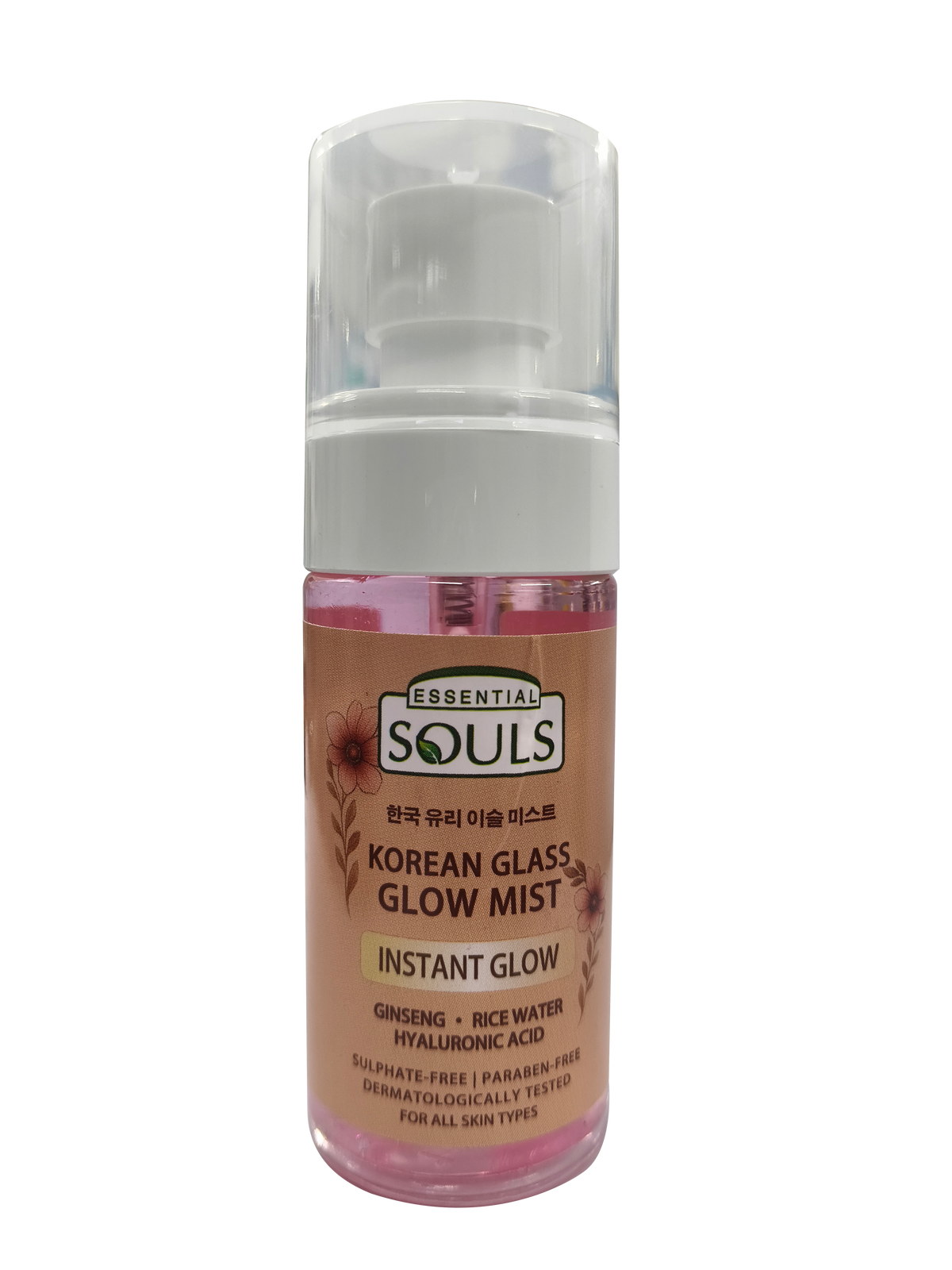 Korean Glass Glow Face Mist 30ml – Hydrating & Brightening Spray with Rice Water, Niacinamide & Ginseng | Dewy Glow & Radiance Booster | For All Skin Types