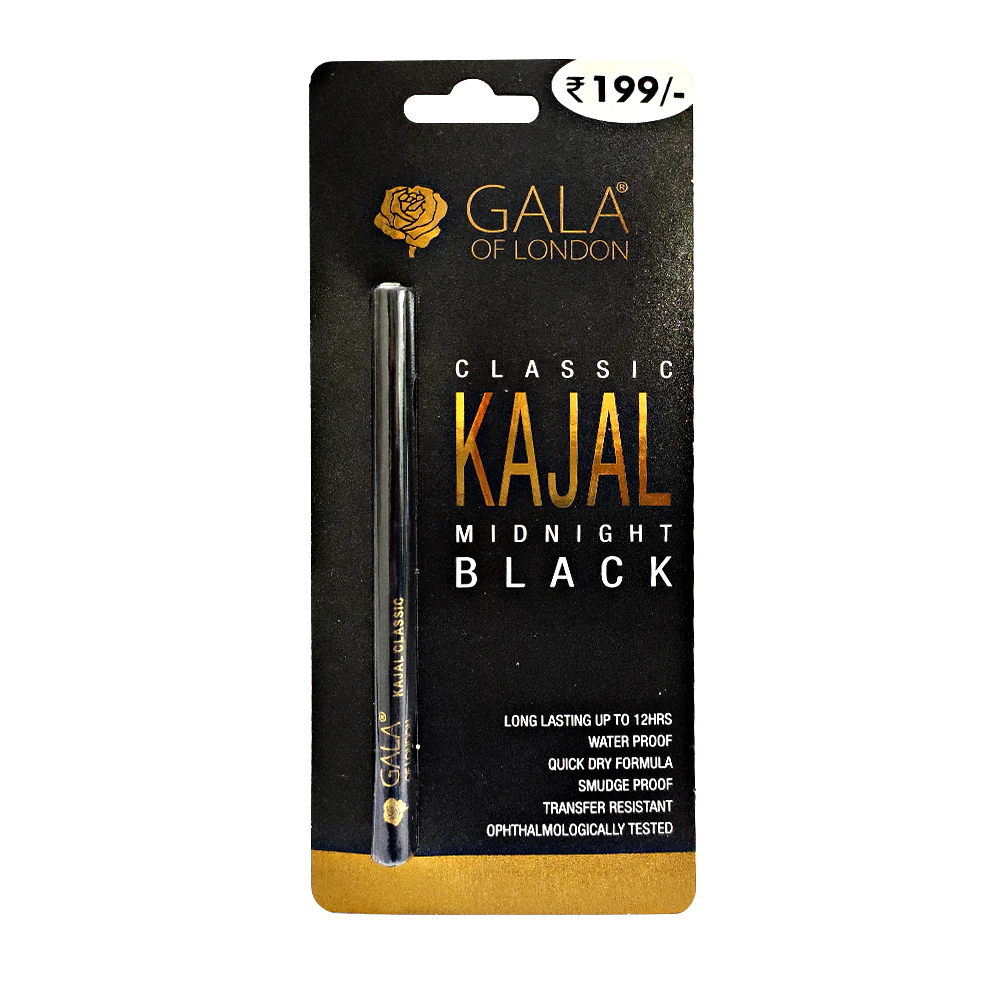 Gala of London Lip Balm (Cherry) +  Pearl Liquid Line +  Classic Kajal Midnight Black + Volume Mascara @599/-