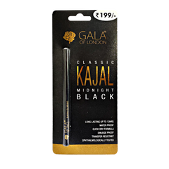 Gala of London Lip Balm (Cherry) +  Pearl Liquid Line +  Classic Kajal Midnight Black + Volume Mascara @599/-