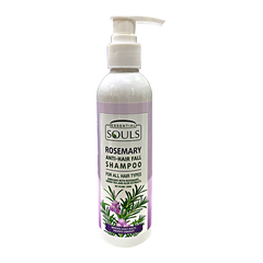 Essential Souls Rosemary Anti-Hair Fall Shampoo 200ml | Enriched with Rosemary, Green Tea & Aloe Vera Extracts | Reduces Hair Fall, Strengthens Roots & Improves Scalp Health | For All Hair Types"