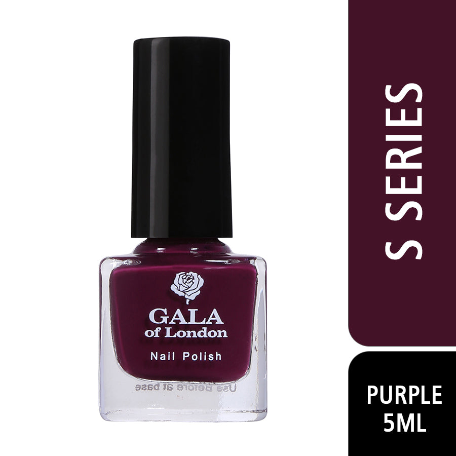 Gala of London S Series Nail Polish - Purple Glossy S3