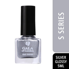 Gala of London S Series Nail Polish - Silver Glossy S18