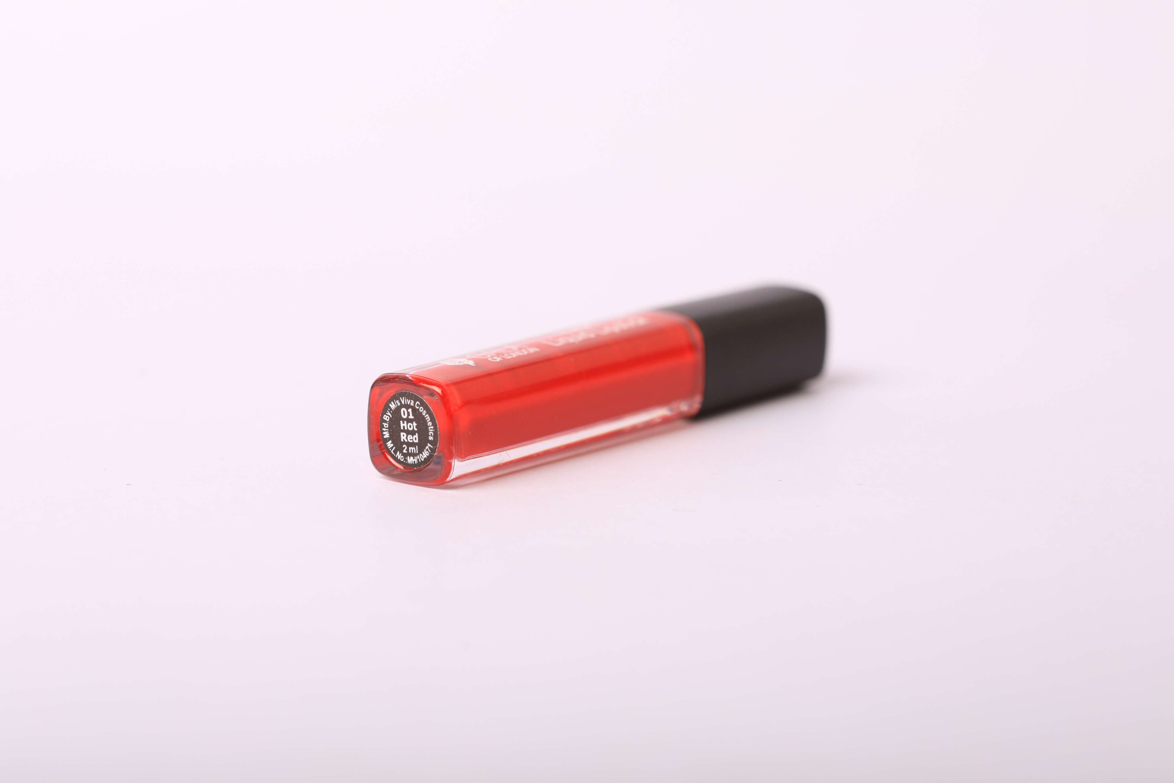 Matte Liquid Lipstick - 01 Hot Red, 2ml