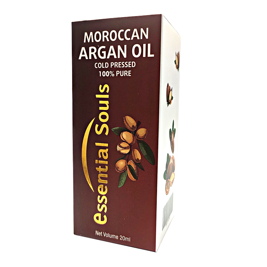 Essential Souls Moroccan Argan Oil Cold Pressed 100% Pure - 20ml
