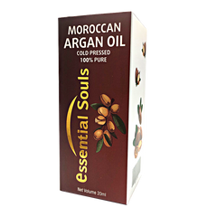 Essential Souls Moroccan Argan Oil Cold Pressed 100% Pure - 20ml