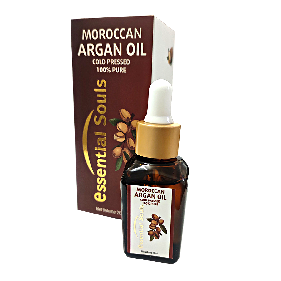 Essential Souls Moroccan Argan Oil Cold Pressed 100% Pure - 20ml