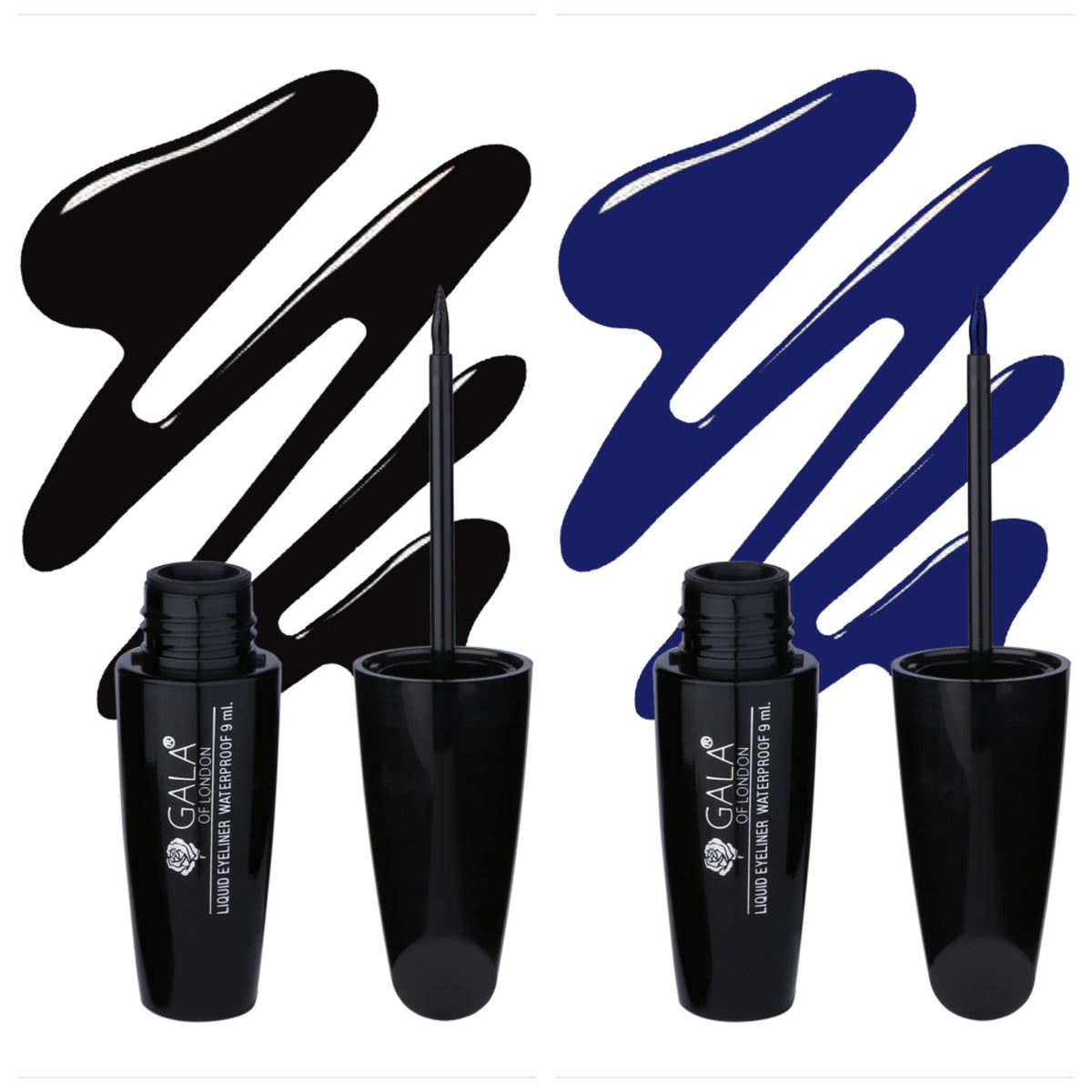 Gala of London Classic Eyeliner Black & Blue Combo/ Get Gala of London Colour Eyeliner/Kajal Free worth Rs 375/-