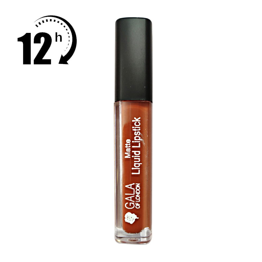 Matte Liquid Lipstick (Waterproof, Transfer Proof, Mask Proof, 12H Lasting) - 05 Brick Nude, 2ml