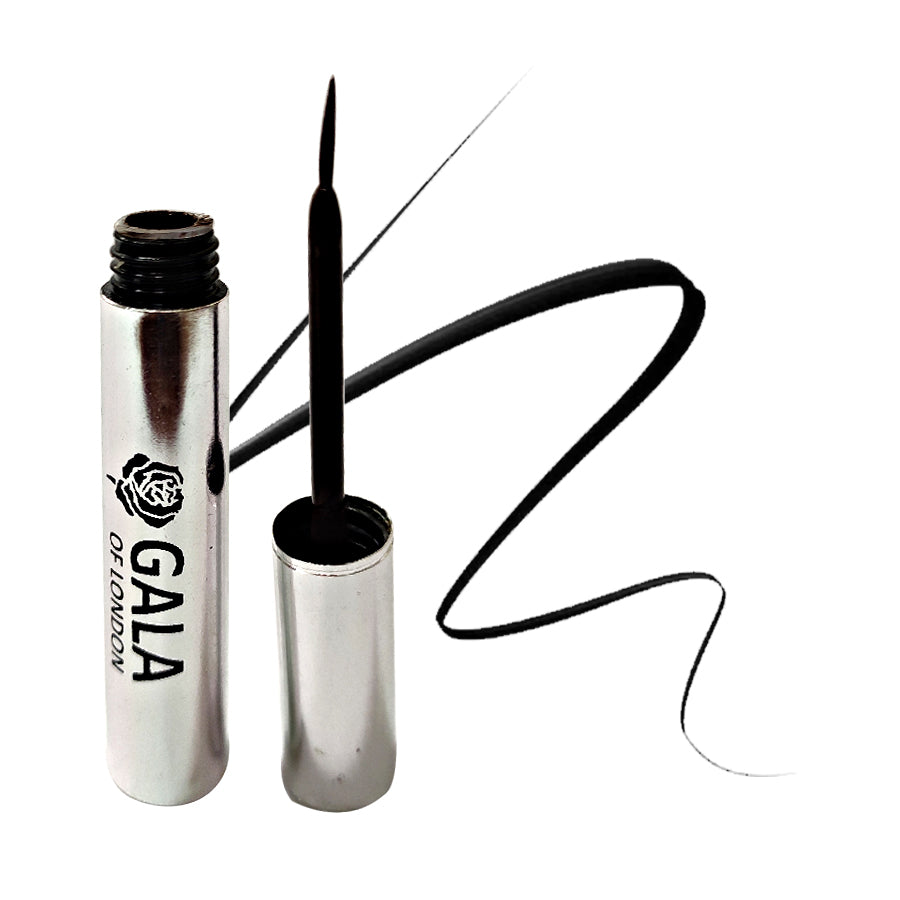 Gala of London Liquid Eyeliner (Waterproof) Intense Eyeliner - Black Vinyl