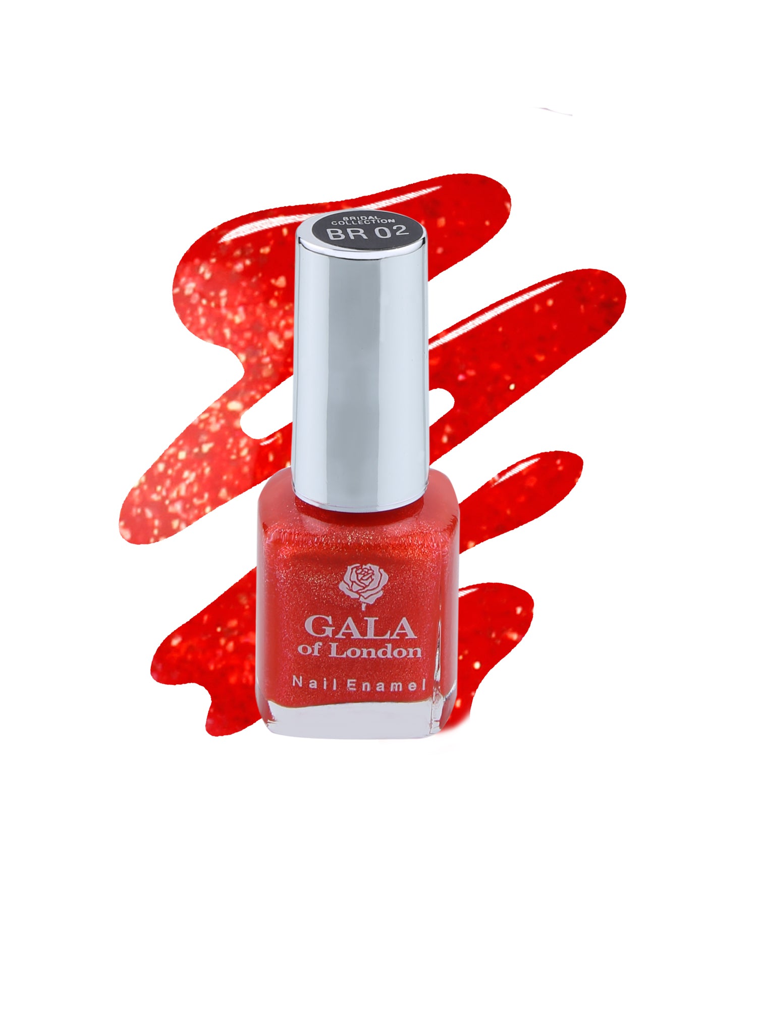 Gala of London Bridal Nail Polish - Orange  Glossy BR02