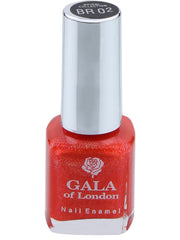 Gala of London Bridal Nail Polish - Orange  Glossy BR02