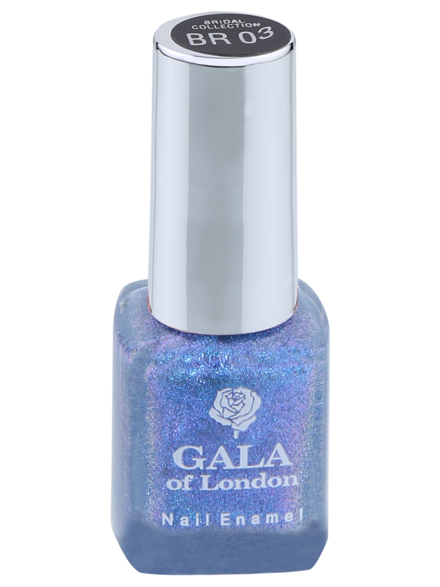 Gala of London Bridal Nail Polish - Blue Glossy BR03