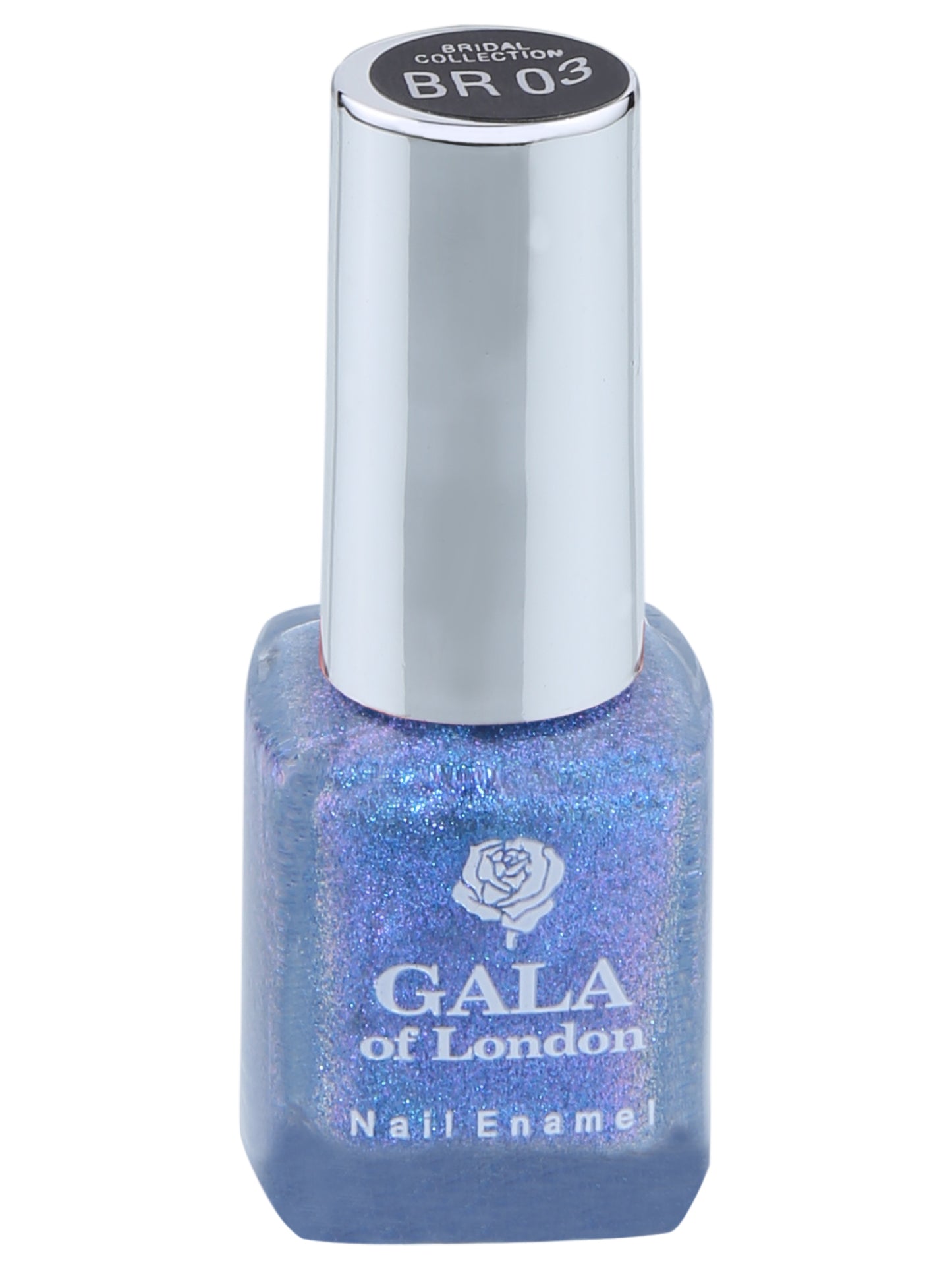 Gala of London Bridal Nail Polish - Blue Glossy BR03