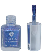 Load image into Gallery viewer, Gala of London Bridal Nail Polish - Blue Glossy BR03

