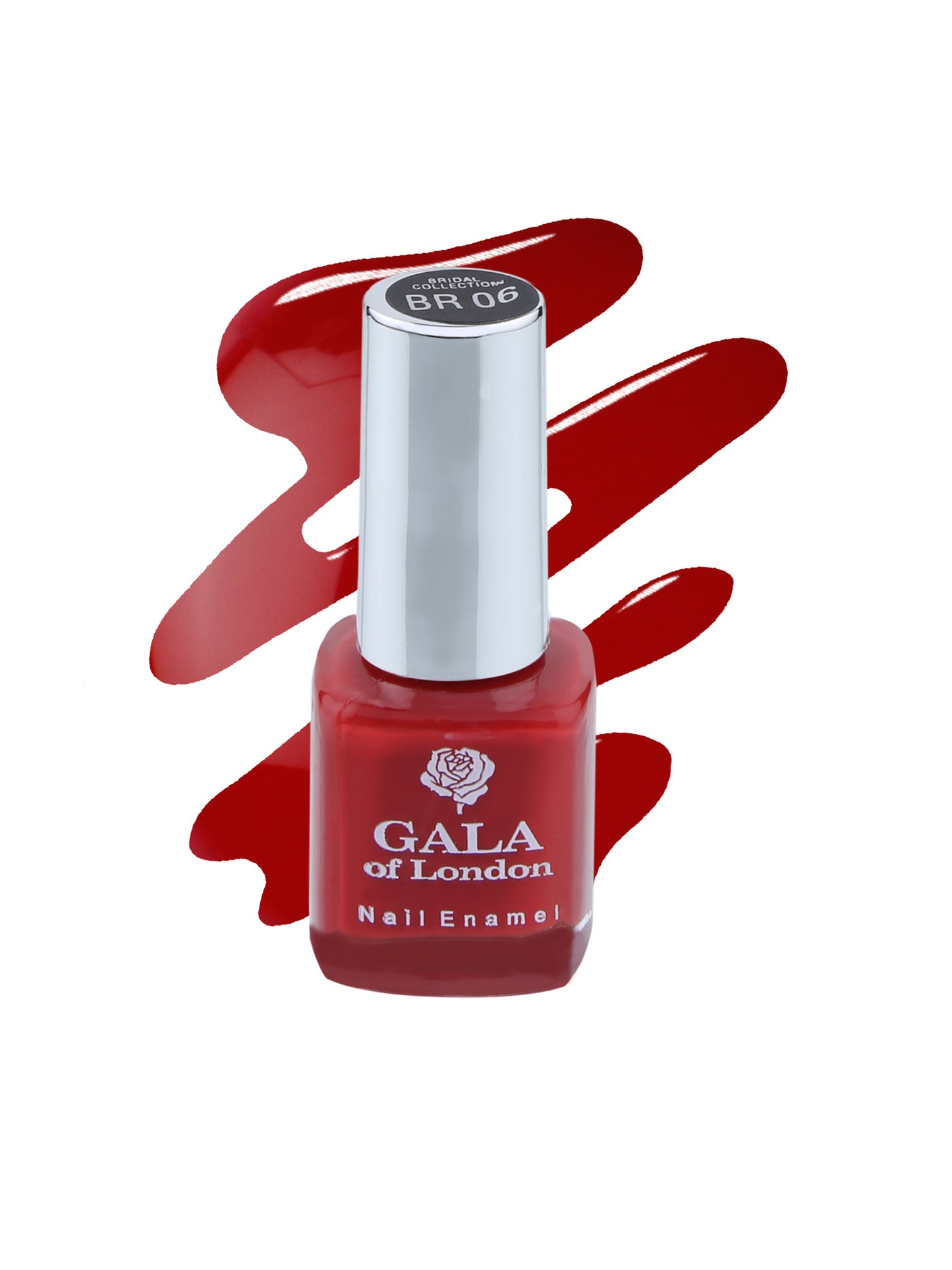 Gala of London Bridal Nail Polish - Red Glossy BR06