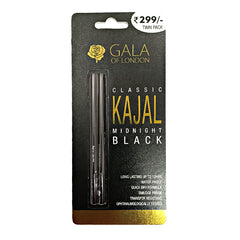 Gala of London Classic Kajal Midnight Black - Twin Pack