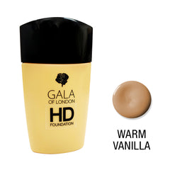 Gala of London HD Foundation 30ml - Warm Vanilla(Fair Skin Tone)