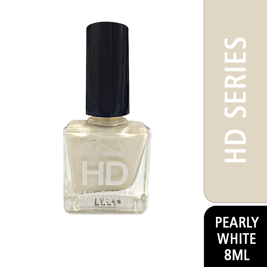 Gala of London HD Nail Polish- Pearly White-01