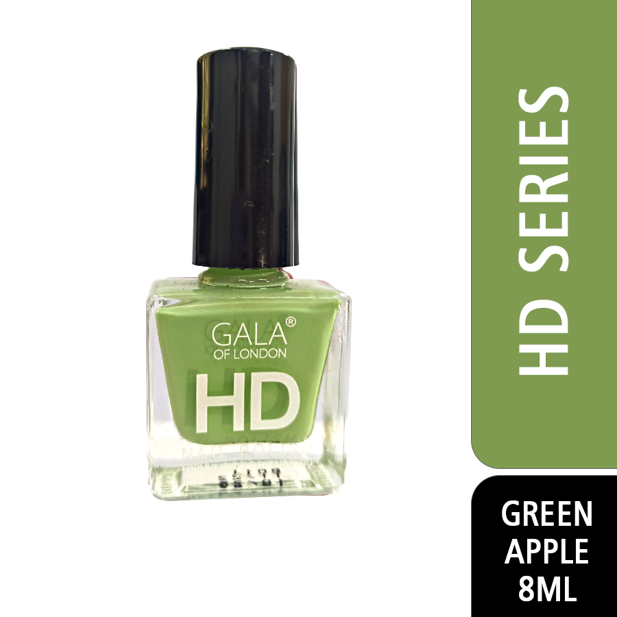 Gala of London HD Nail Polish- Green Apple -12