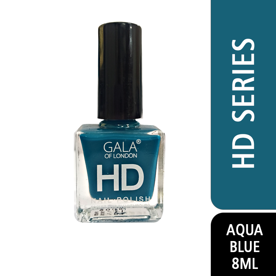 Gala of London HD Nail Polish- Aqua Blue 06