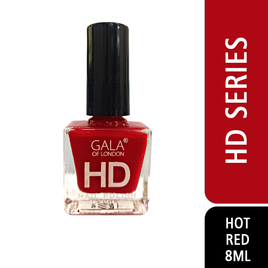 Gala of London HD Nail Polish- Hot Red-07