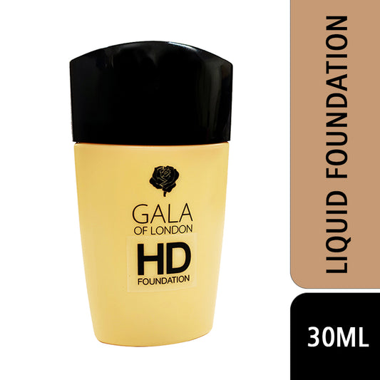 Gala of London HD Foundation 30ml - Warm Vanilla(Fair Skin Tone)