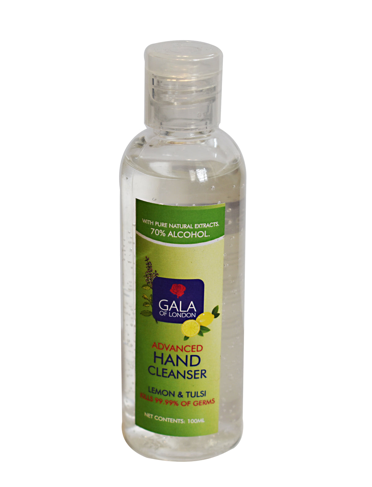 Gala of London Advanced Hand Cleanser - Lemon & Tulsi 100ml