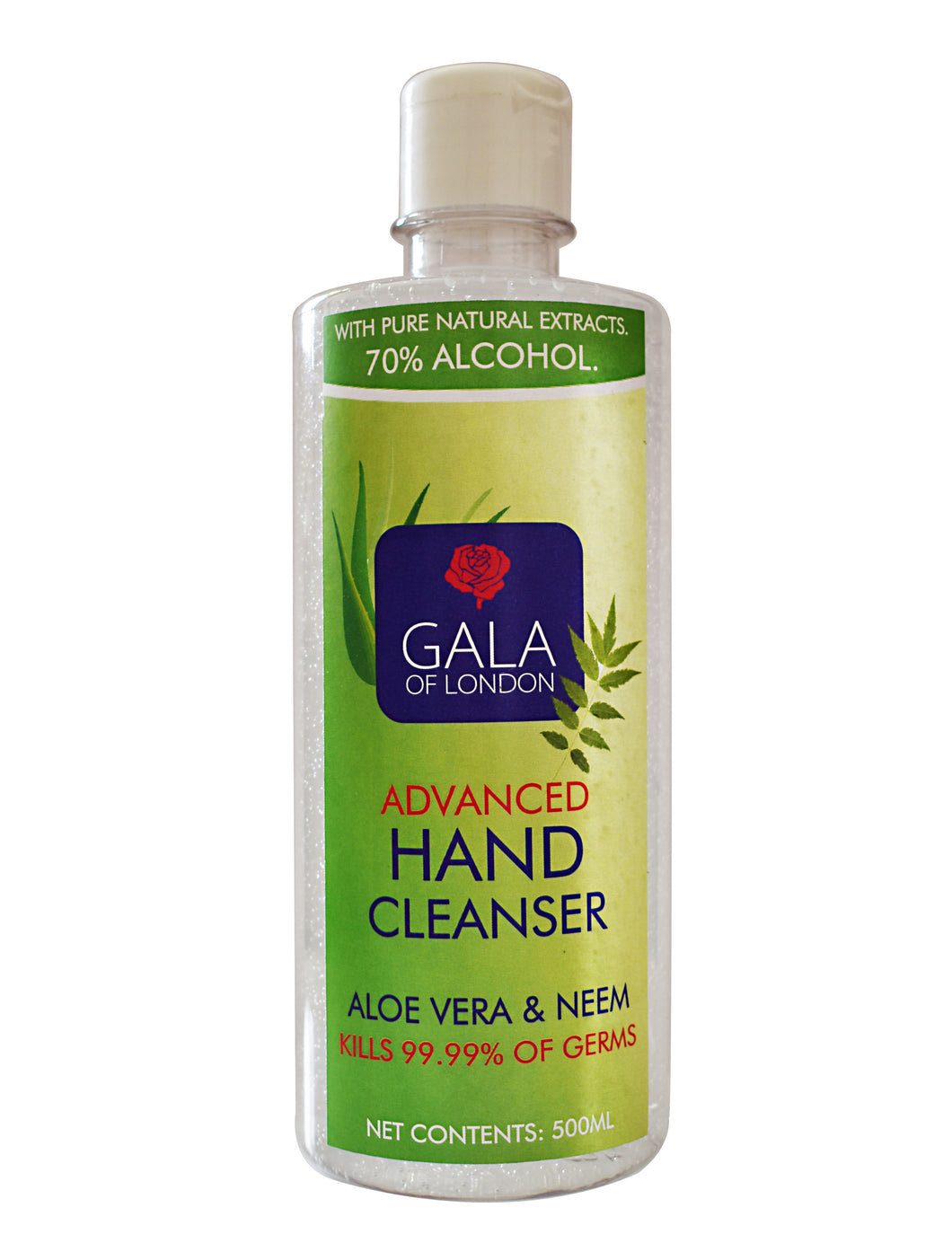Gala of London Advanced Hand Cleanser - Aloe Vera & Neem 500ml
