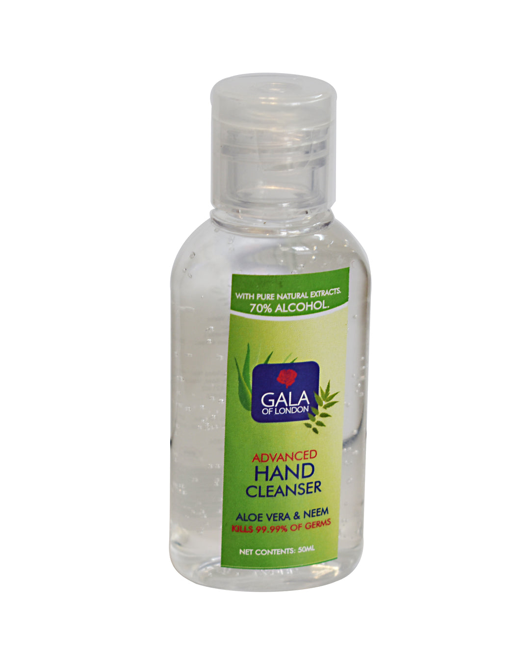 Gala of London Advanced Hand Cleanser - Aloe Vera & Neem 50ml