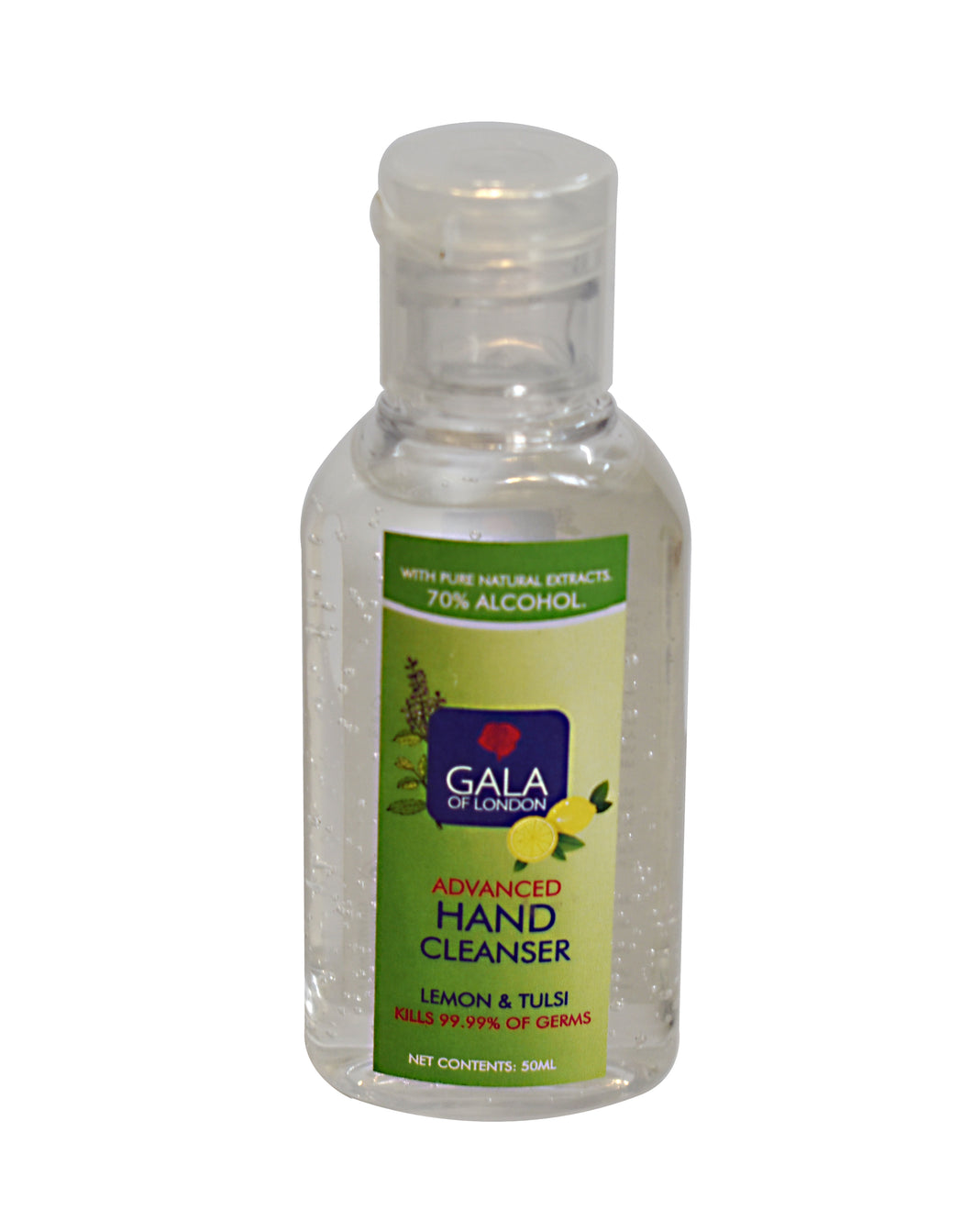 Gala of London Advanced Hand Cleanser - Lemon & Tulsi 50ml