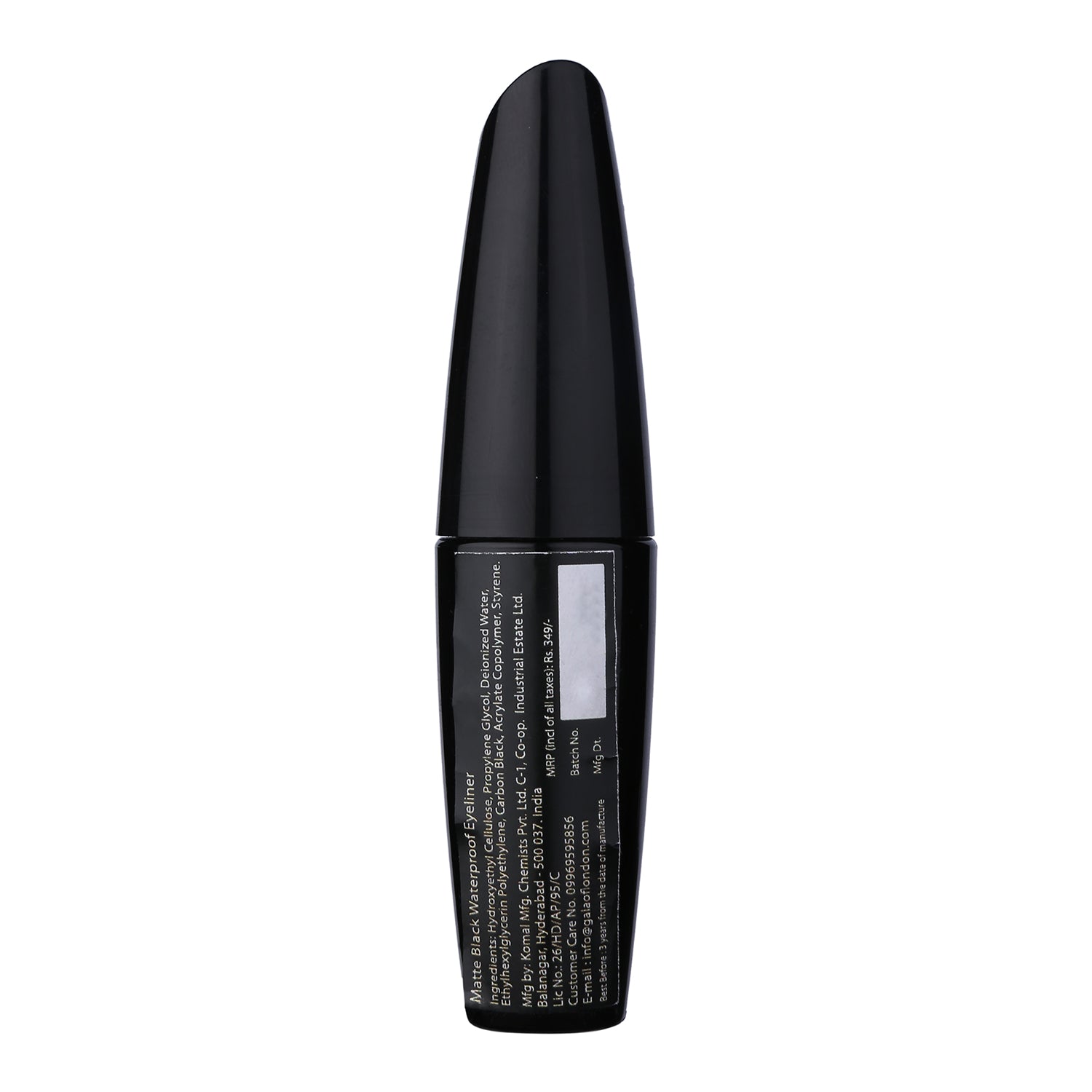 Gala of London Waterproof Liquid Eyeliner (Classic Eyeliner) - Black 9ml