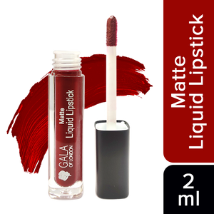 Matte Liquid Lipstick (Waterproof, Transfer Proof, Mask Proof, 12H Lasting) - 03 Bridal Maroon, 2ml