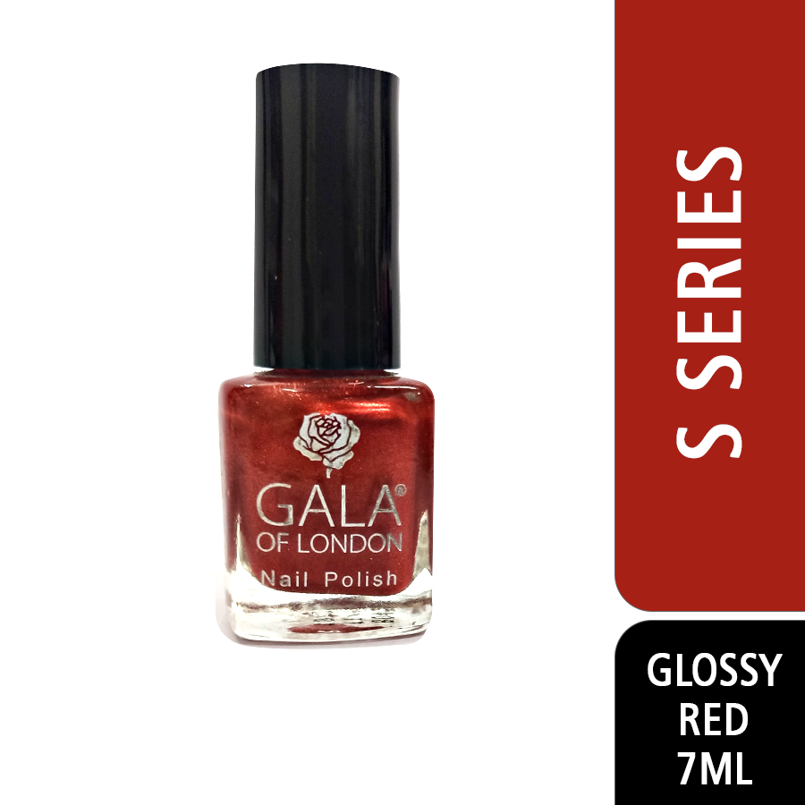 Gala of London Fashion Nail Enamel -Glossy Red N27