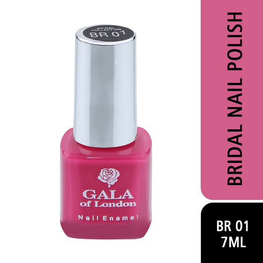 Gala of London Bridal Nail Polish - Pink Glossy BR01